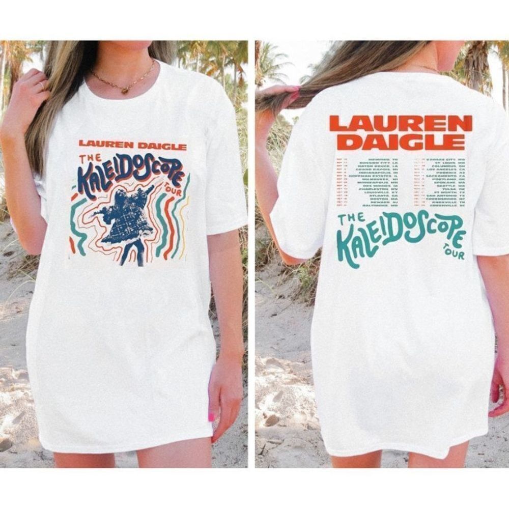 Lauren Daigle Kaleidoscope 2 Sided Retro Fan Tee T-Shirt